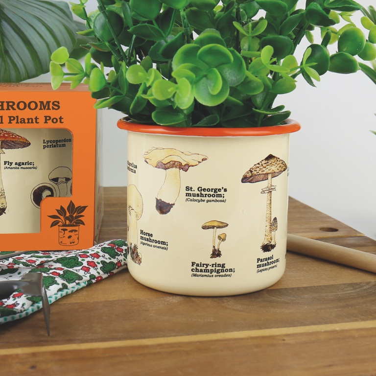 Gift\u0020Republic\u0020Paddenstoelen\u0020\u002D\u0020Emaille\u0020Bloempot