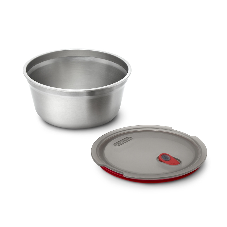 Zwart\u002BBlum\u0020Stalen\u0020Voerbak\u0020Groot\u0020\u002D\u0020\u00D8170mm\u0020\u002D\u0020H\u002081mm\u0020\u002D\u0020Grijs\u0020\u002F\u0020Rood