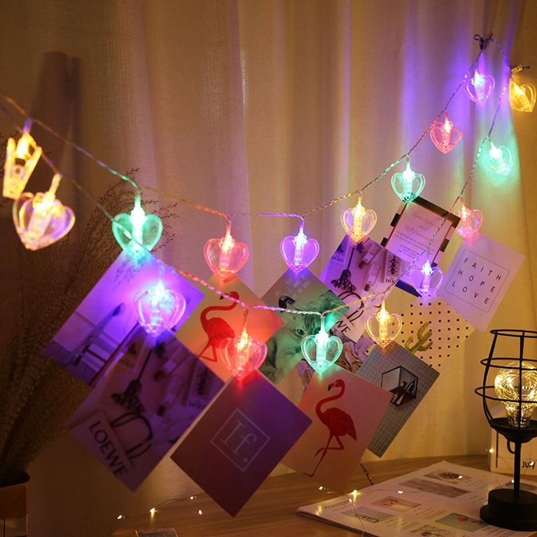 Trendform\u0020Foto\u0020draad\u0020Klip\u0020Emma\u0020\u002D\u0020incl.\u002010\u0020gekleurde\u0020clips\u0020\u002D\u0020150\u0020cm