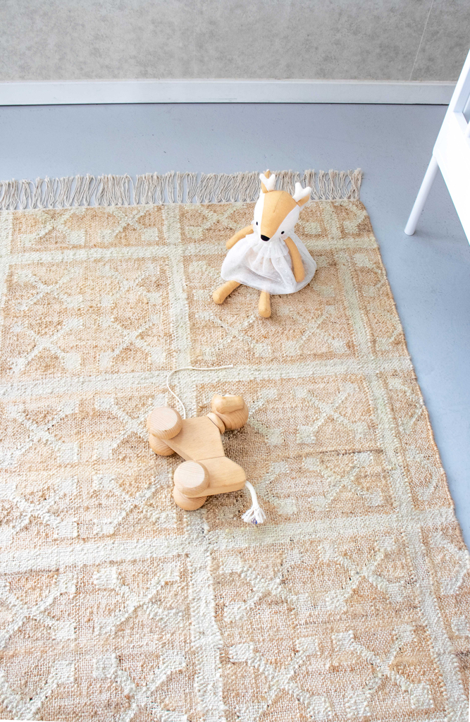 Hana,\u0020tapijt\u0020naturel\u002080x150\u0020cm.