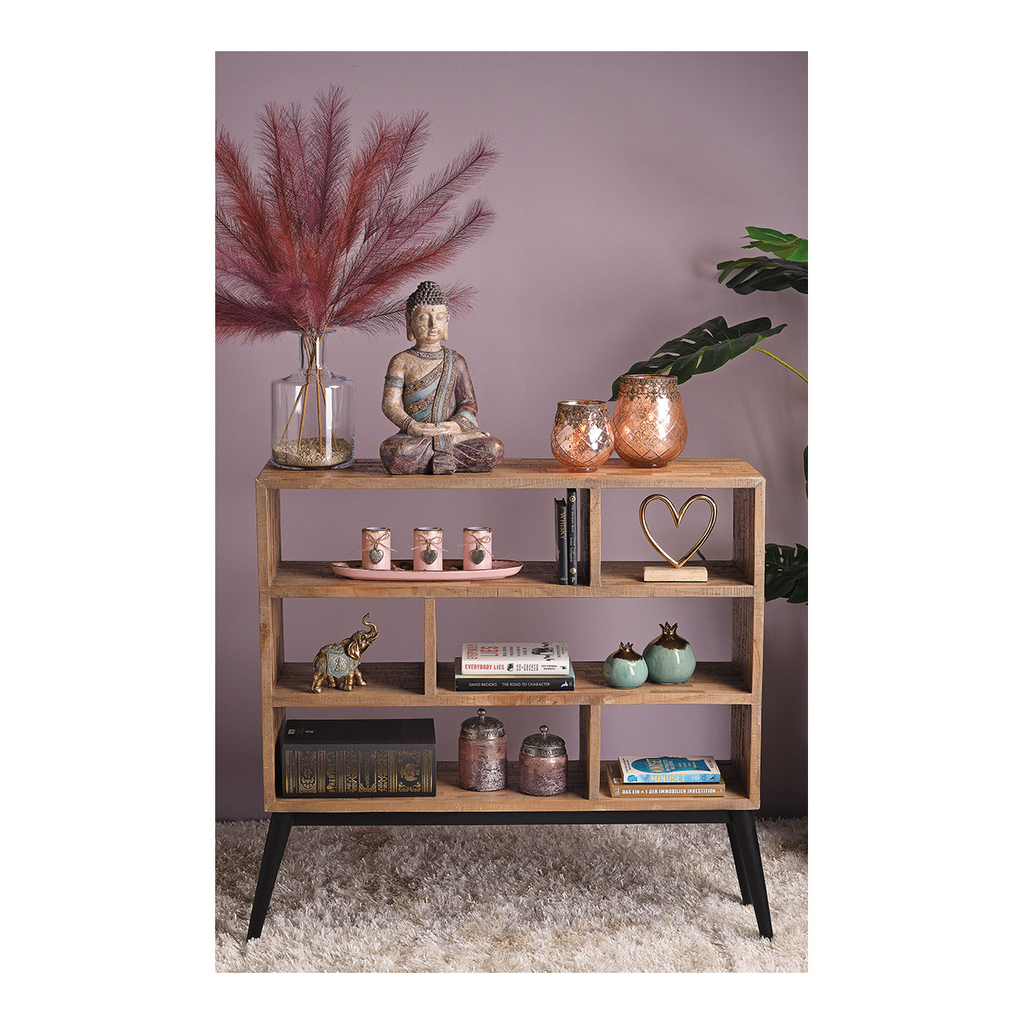 Buddha\u0020van\u0020poly\u0020in\u0020veelkleurig,\u0020goud\u0020glitter\u0020\u0028B\u002FH\u002FD\u0029\u002025x38x19cm