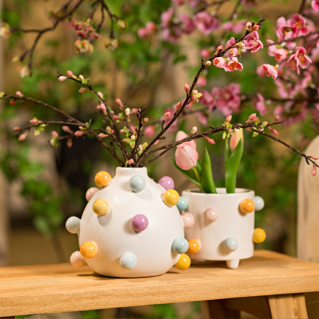 Vaas\u0020met\u0020keramische\u0020ballen,\u0020kleurrijk\u0020\u0028B\u002FH\u002FD\u0029\u002017x15x17cm\u0020alleen\u0020voor\u0020droogbloemen