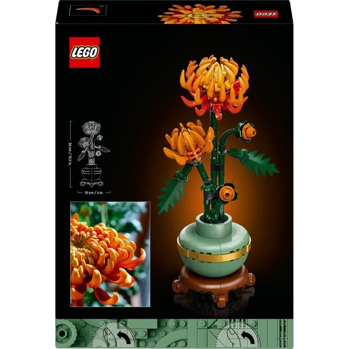 LEGO\u0020Icons\u002010368\u0020De\u0020chrysant\u0020\u002D\u0020Bouwbare\u0020bloemendecoratieset\u0020voor\u0020volwassenen
