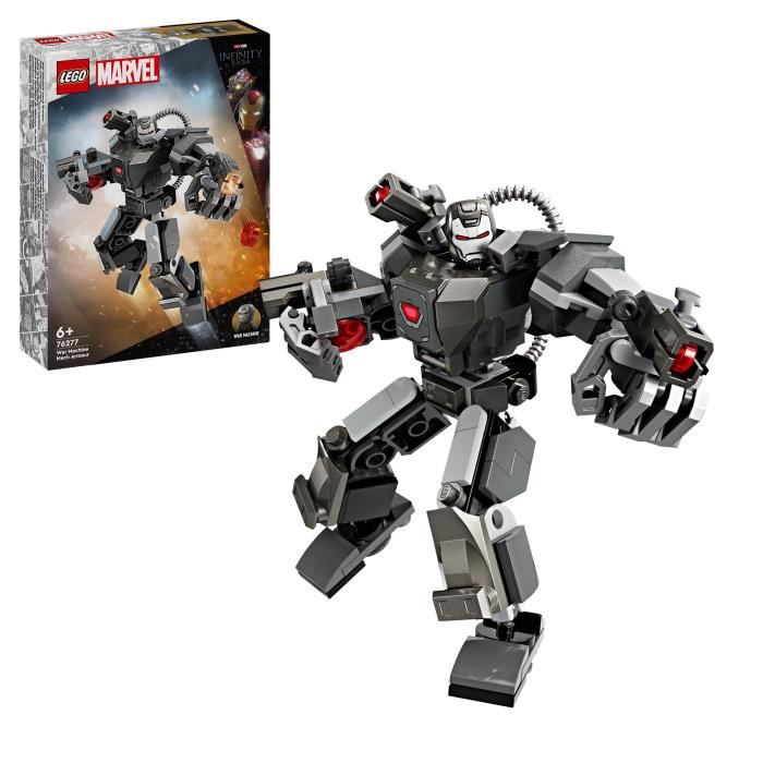 LEGO\u002076277\u0020Marvel\u0020War\u0020Machine\u0020Robot\u0020Armor,\u0020robot\u0020speelgoed\u0020met\u003A\u00203\u0020schietkanonnen,\u0020MCU\u002Dpersonage