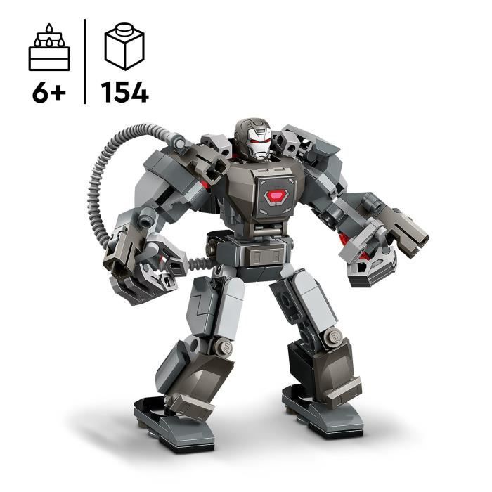LEGO\u002076277\u0020Marvel\u0020War\u0020Machine\u0020Robot\u0020Armor,\u0020robot\u0020speelgoed\u0020met\u003A\u00203\u0020schietkanonnen,\u0020MCU\u002Dpersonage