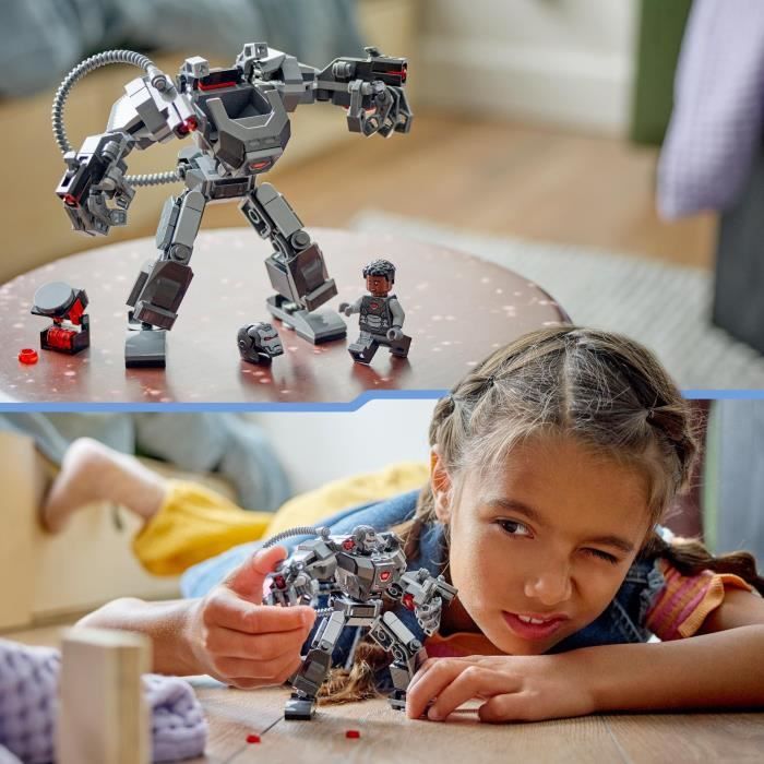 LEGO\u002076277\u0020Marvel\u0020War\u0020Machine\u0020Robot\u0020Armor,\u0020robot\u0020speelgoed\u0020met\u003A\u00203\u0020schietkanonnen,\u0020MCU\u002Dpersonage