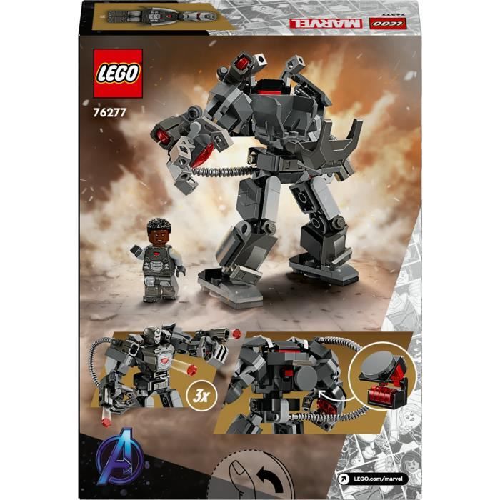 LEGO\u002076277\u0020Marvel\u0020War\u0020Machine\u0020Robot\u0020Armor,\u0020robot\u0020speelgoed\u0020met\u003A\u00203\u0020schietkanonnen,\u0020MCU\u002Dpersonage