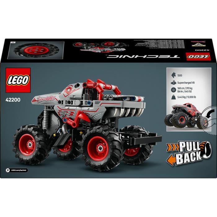 LEGO\u0020Technic\u002042200\u0020Monster\u0020Jam\u0020ThunderROARus\u0020pull\u002Dback\u0020\u002D\u0020Dinosaurustruck\u0020voor\u00207\u002Djarigen