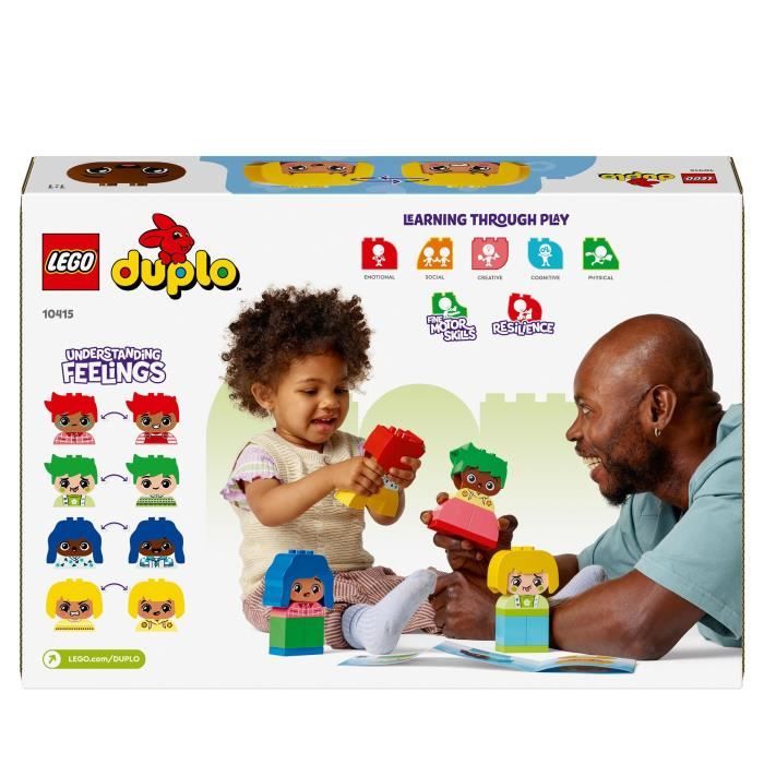 LEGO\u002010415\u0020DUPLO\u0020My\u0020First\u0020Strong\u0020Emotions\u0020and\u0020Big\u0020Feelings,\u0020speelgoed\u0020voor\u0020baby\u0027s,\u002023\u0020kleurrijke\u0020stenen\u0020en\u00204\u0020personages.