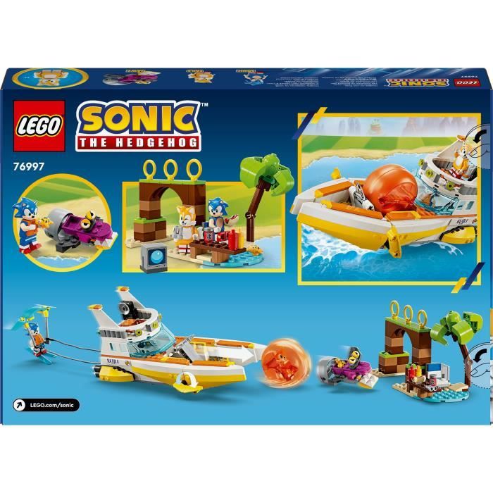 LEGO\u0020Sonic\u0020the\u0020Hedgehog\u002076997\u0020Tails\u0027\u0020avonturenboot,\u0020interactief\u0020speelgoed