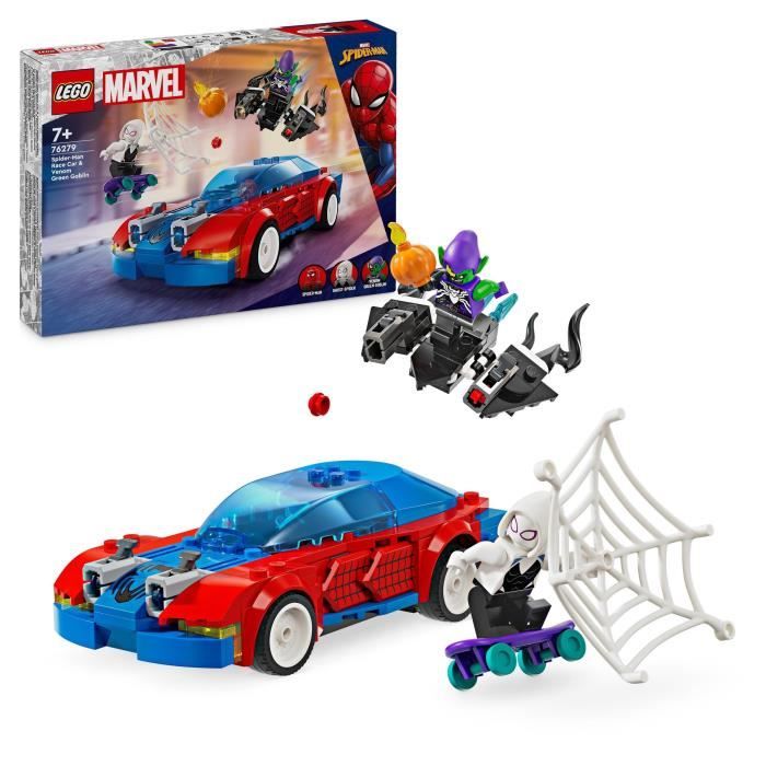 LEGO\u002076279\u0020Marvel\u0020Spider\u002DMan\u0020vs.\u0020Venomized\u0020Green\u0020Goblin\u002Draceauto,\u0020speelgoed\u0020met\u0020minifiguren\u0020van\u0020superhelden