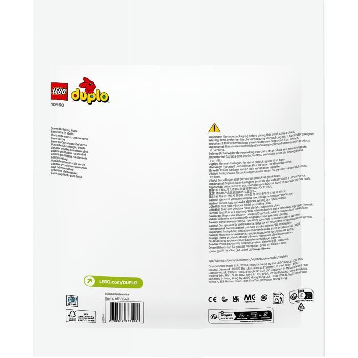 LEGO\u0020DUPLO\u002010460\u0020Groene\u0020bouwplaat,\u0020bouwspeelgoed\u0020voor\u0020baby\u0027s\u0020vanaf\u002018\u0020maanden.