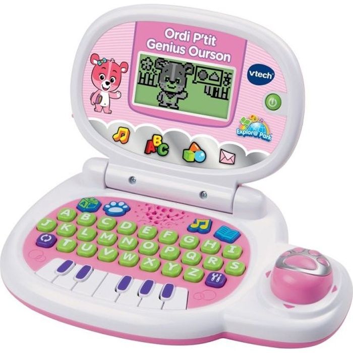 VTECH\u0020\u002D\u0020Ordi\u0020P\u0027tit\u0020Genius\u0020Roze\u0020Beer\u0020\u002D\u0020Computer\u0020Educatief\u0020kind