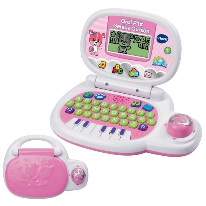 VTECH\u0020\u002D\u0020Ordi\u0020P\u0027tit\u0020Genius\u0020Roze\u0020Beer\u0020\u002D\u0020Computer\u0020Educatief\u0020kind