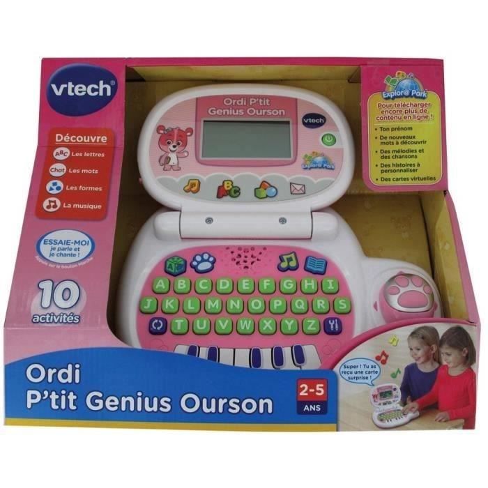VTECH\u0020\u002D\u0020Ordi\u0020P\u0027tit\u0020Genius\u0020Roze\u0020Beer\u0020\u002D\u0020Computer\u0020Educatief\u0020kind