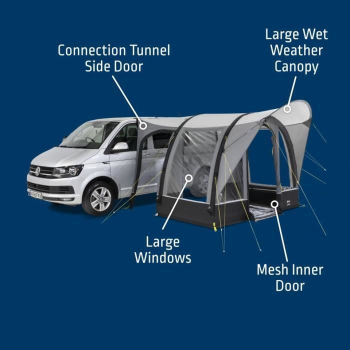 KAMPA\u0020Opblaasbare\u0020luifel\u0020voor\u0020bestelwagens\u0020Sprint\u0020Air\u0020Weathershield\u002068D