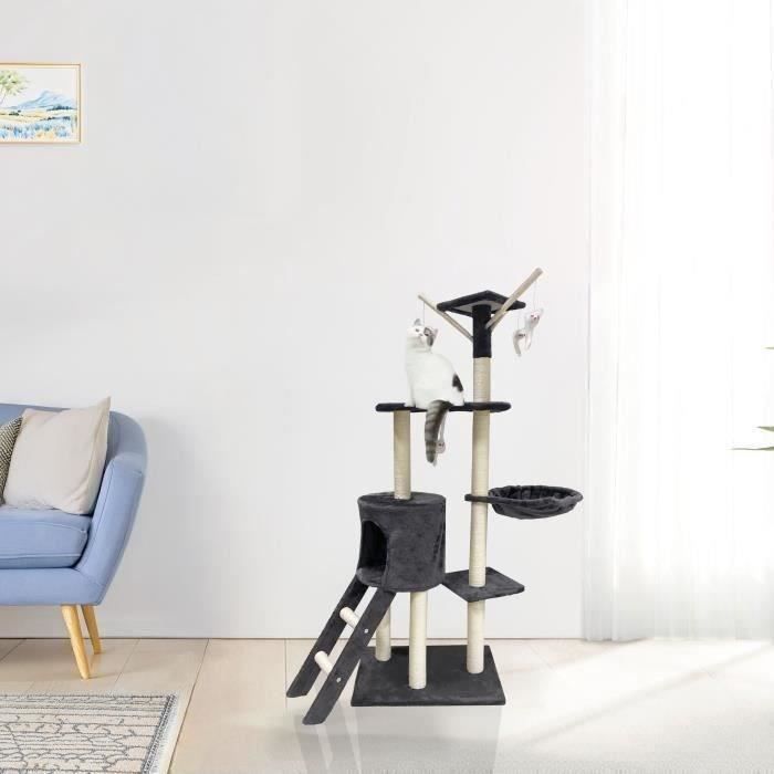 JIPSY\u0020Krabpaal\u0020donkergrijs\u002079\u0020x\u002034\u0020x\u0020138\u0020cm\u0020\u002D\u00203\u0020platforms,\u00201\u0020zitstok,\u00201\u0020kennel,\u00201\u0020trap,\u0020krabpalen