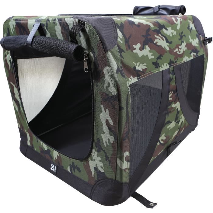 Transportbox\u0020\u002D\u0020M\u0020PETS\u0020\u002D\u0020COMFORTKRAT\u0020L\u0020\u002D\u0020Camouflage\u0020\u002D\u0020Opvouwbaar\u0020\u002D\u0020Metalen\u0020frame\u0020\u002D\u0020Ventilatieroosters