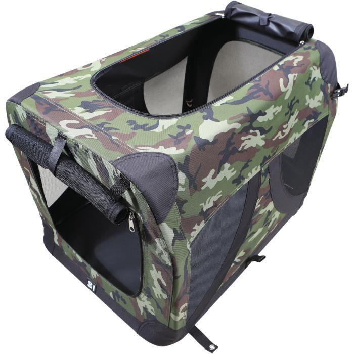 Transportbox\u0020\u002D\u0020M\u0020PETS\u0020\u002D\u0020COMFORTKRAT\u0020L\u0020\u002D\u0020Camouflage\u0020\u002D\u0020Opvouwbaar\u0020\u002D\u0020Metalen\u0020frame\u0020\u002D\u0020Ventilatieroosters