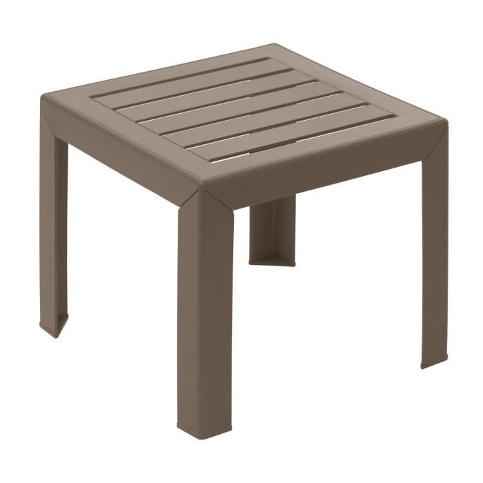 Miami\u0020salontafel\u002040x40cm\u0020taupe