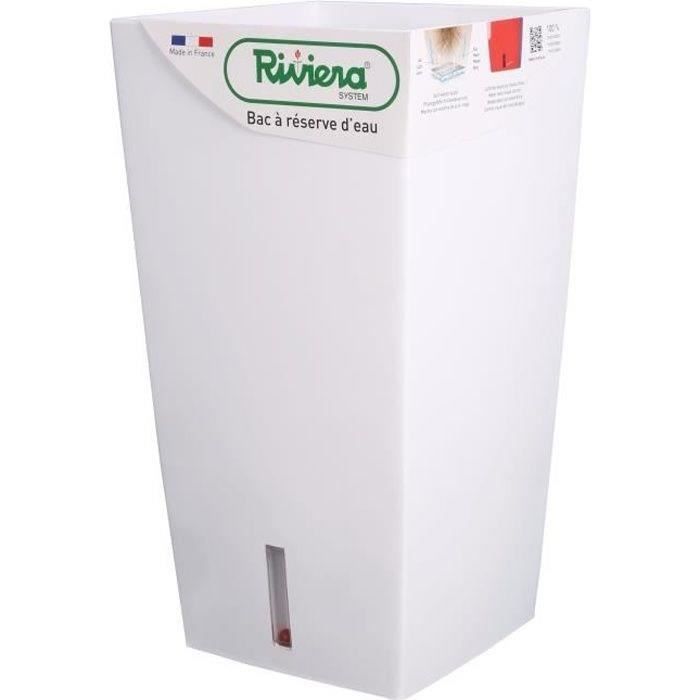 RIVIERA\u0020Eva\u0020Nieuwe\u0020vierkante\u0020plastic\u0020bloempot\u0020\u002D\u002028\u0020x\u002028\u0020x\u0020H\u002052\u0020cm\u0020\u002D\u002031\u0020L\u0020\u002D\u0020Wit