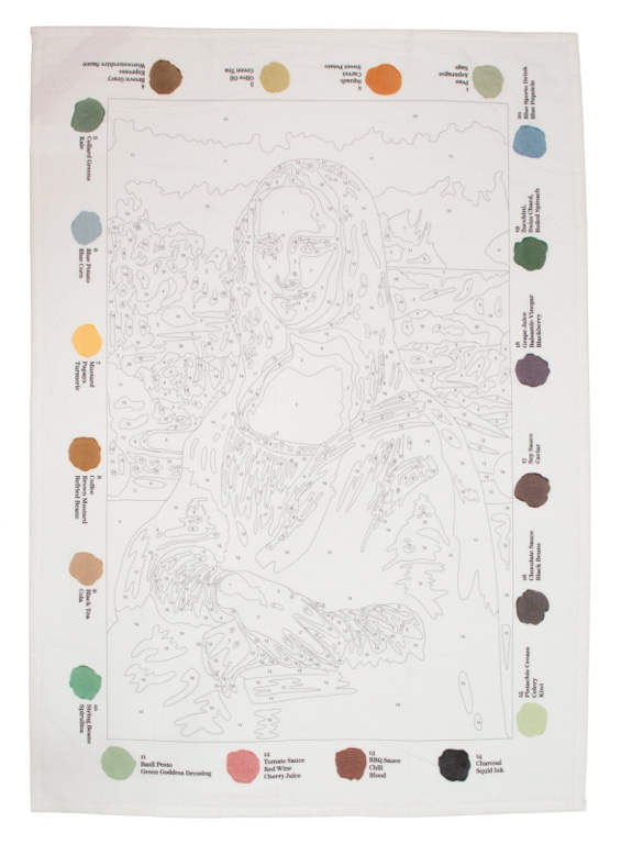 UPG\u0020Theedoek\u0020\u002D\u0020Mona\u0020Lisa\u0020Vlekken\u0020op\u0020Nummers