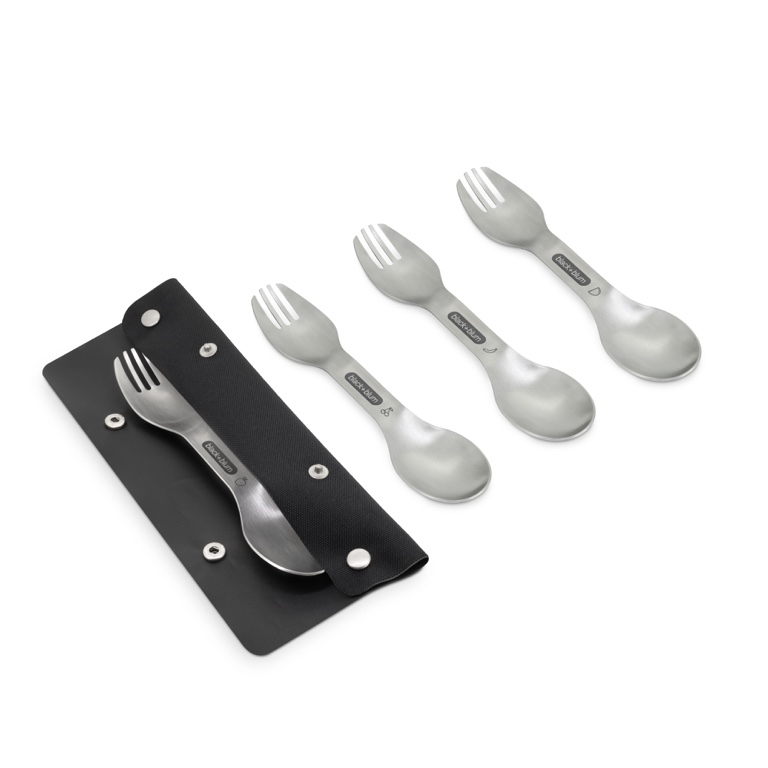 Black\u002BBlum\u0020Spork\u0020roestvrijstalen\u0020set\u0020van\u00204