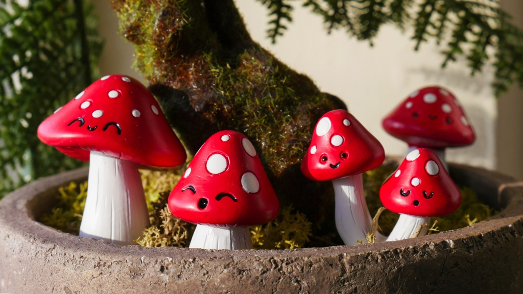 Gift\u0020Republic\u0020Plantenpot\u0020decoratie\u0020\u002D\u0020Paddenstoel