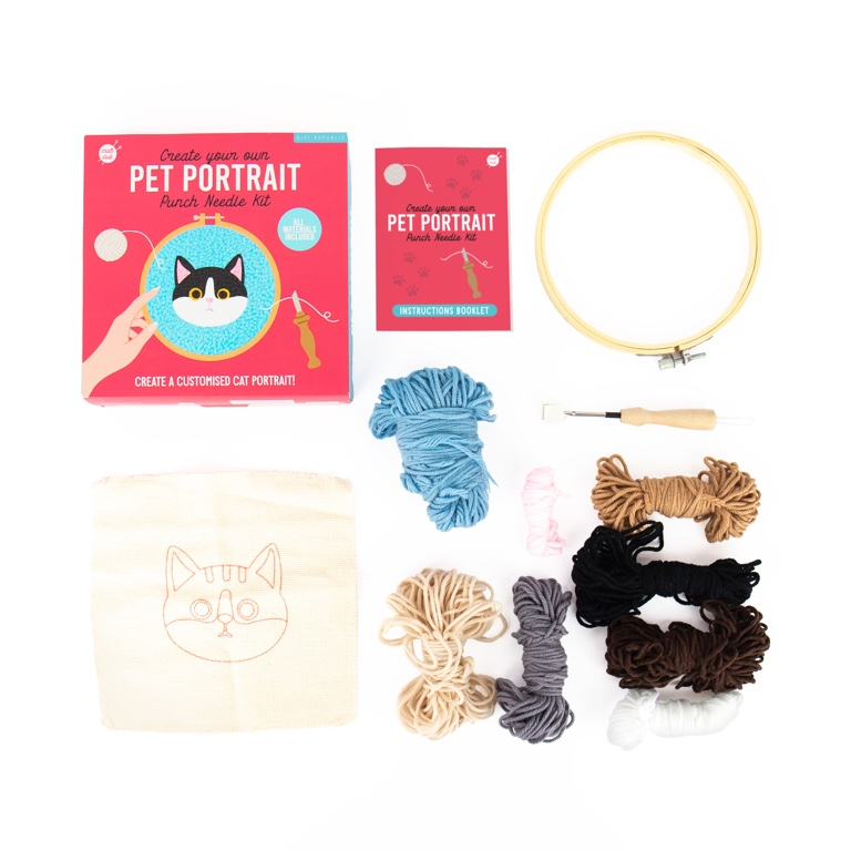 Gift\u0020Republic\u0020DIY\u0020kit\u0020\u002D\u0020Cat\u0020Punch\u0020Needle