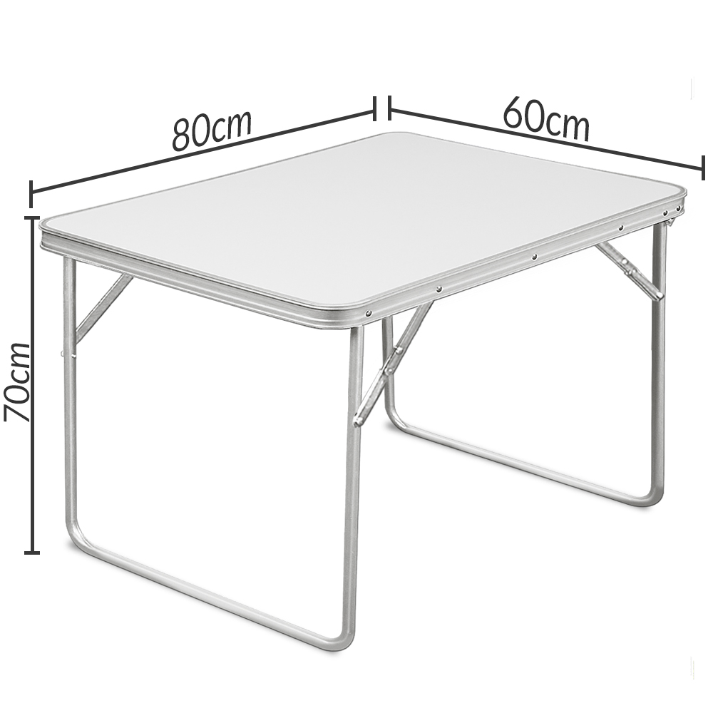 Aluminium\u0020inklapbare\u0020tuintafel\u002080x60x68\u0020cm\u0020