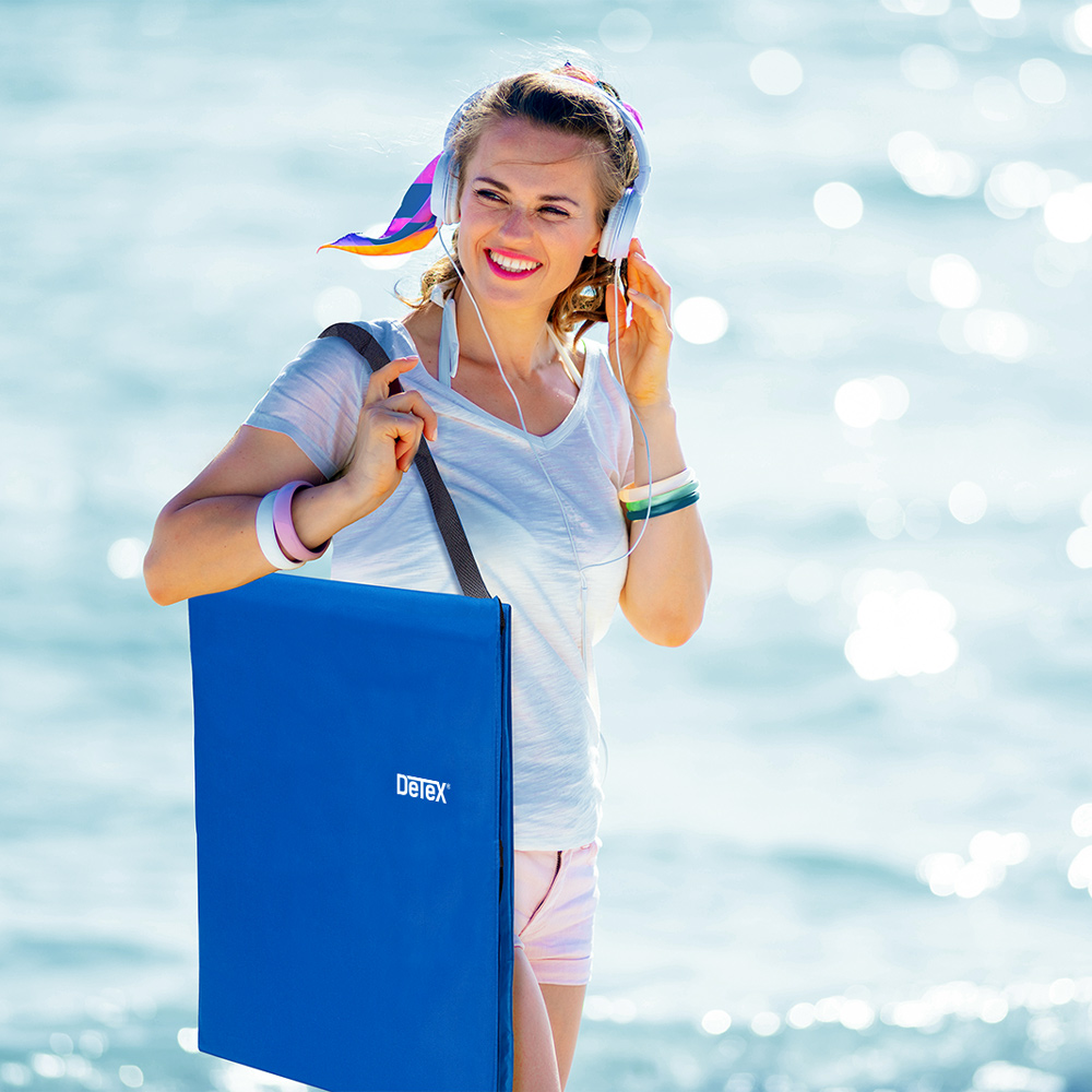 Strandmat\u0020met\u0020Rugleuning\u0020en\u0020Kussen\u0020158cm\u0020x\u002056cm\u0020blauw Strandmat\u0020met\u0020Rugleuning\u0020en\u0020Kussen\u0020158cm\u0020x\u002056cm\u0020blauw