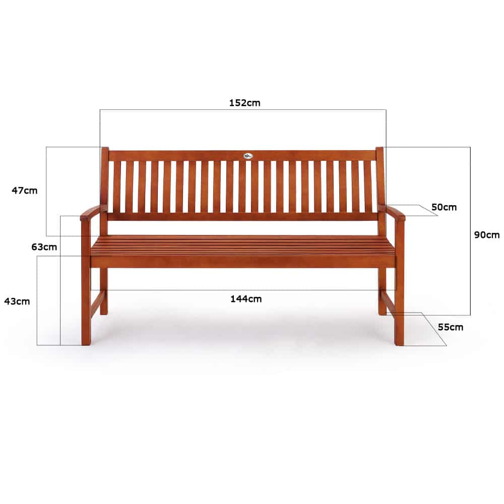 Tuinbank\u0020Maxima\u0020Eucalyptushout\u0020152x55x90cm\u0020FSC\u002Dgecertificeerd\u0020