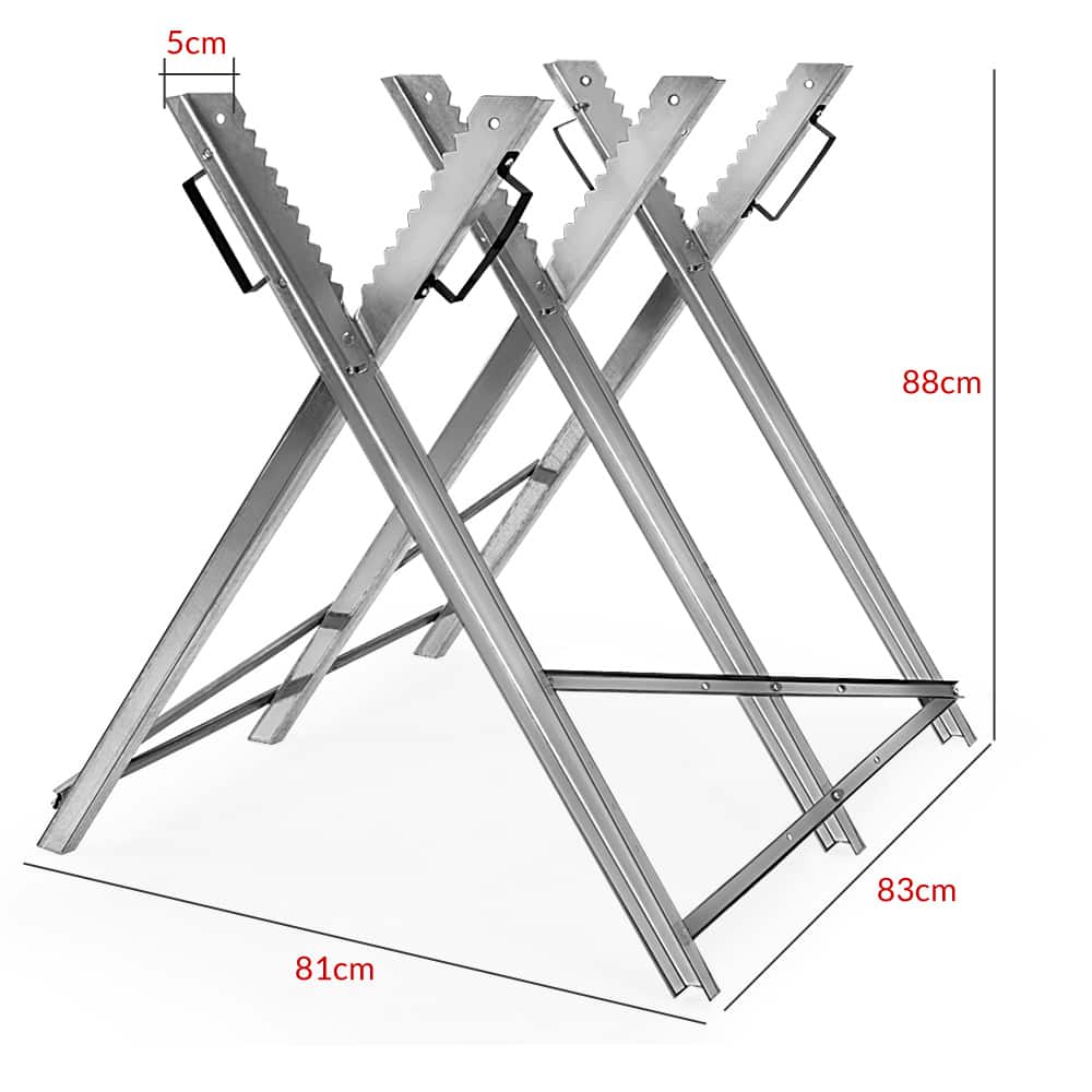 Inklapbare\u0020Metalen\u0020zaagbok\u0020gegalvaniseerd\u002083x81x88cm