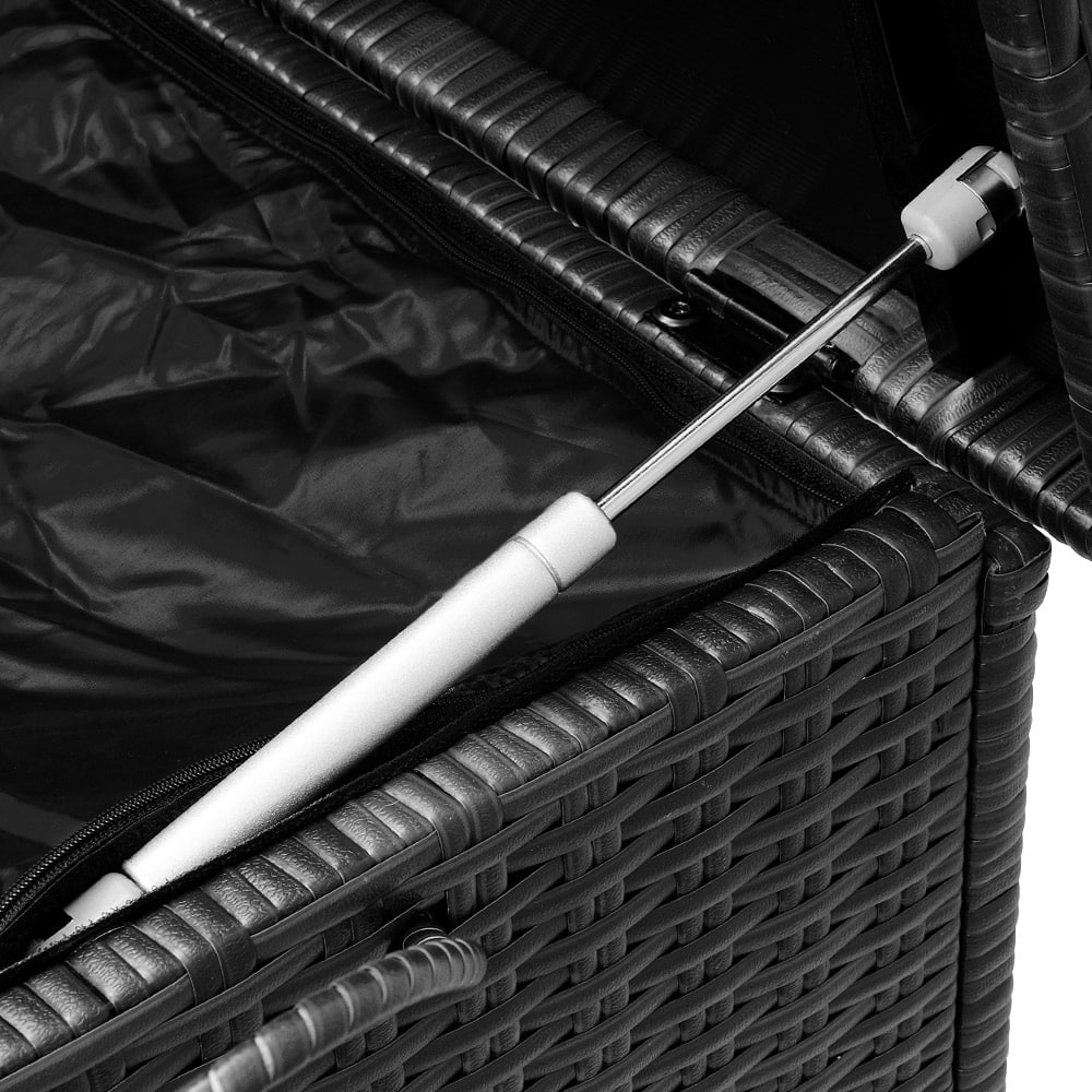 Polyrattan\u0020Kussenbox\u0020Zwart\u0020122x56x61cm\u0020met\u0020Wielen Polyrattan\u0020Kussenbox\u0020Zwart\u0020122x56x61cm\u0020met\u0020Wielen