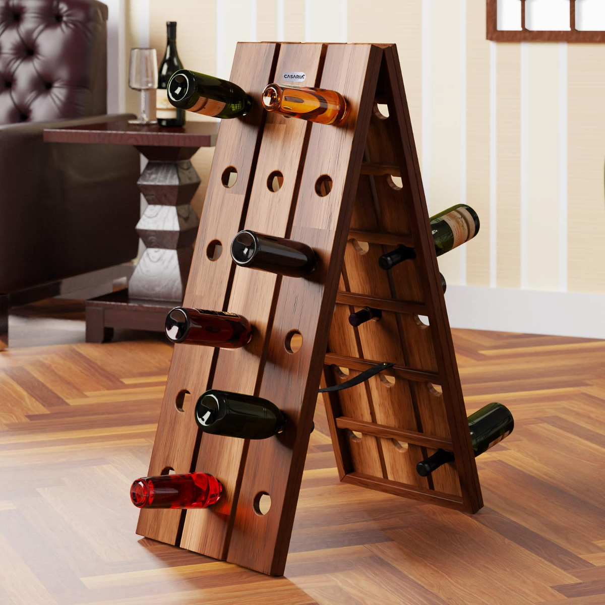 Opklapbaar\u0020wijnrek\u0020voor\u002036\u0020flessen\u0020in\u0020stijlvol\u0020design