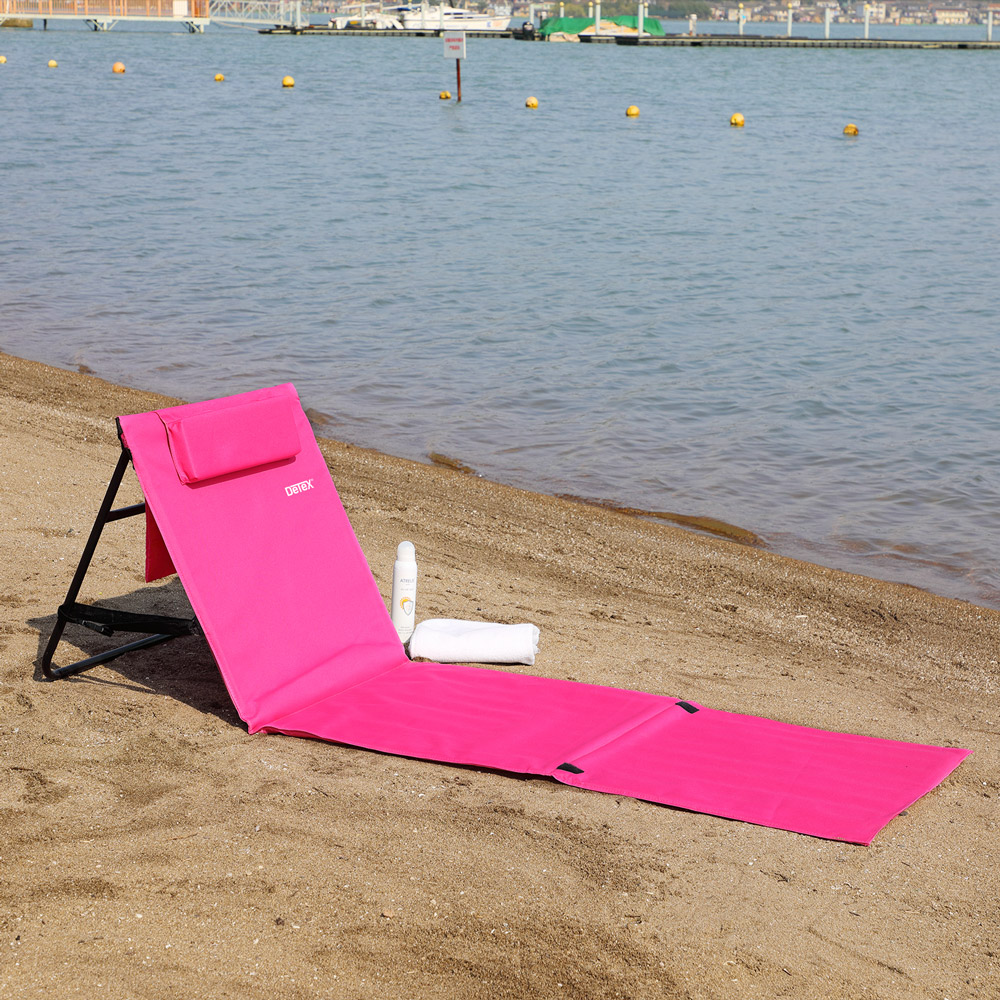 Strandmat\u0020met\u0020Rugleuning\u0020en\u0020Kussen\u0020158cm\u0020x\u002056cm\u0020roze Strandmat\u0020met\u0020Rugleuning\u0020en\u0020Kussen\u0020158cm\u0020x\u002056cm\u0020roze