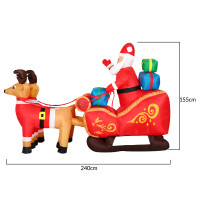 Grote\u0020opblaasbare\u0020kerstman\u0020met\u0020arreslee\u0020\u002D\u0020met\u0020LED\u0020verlichting