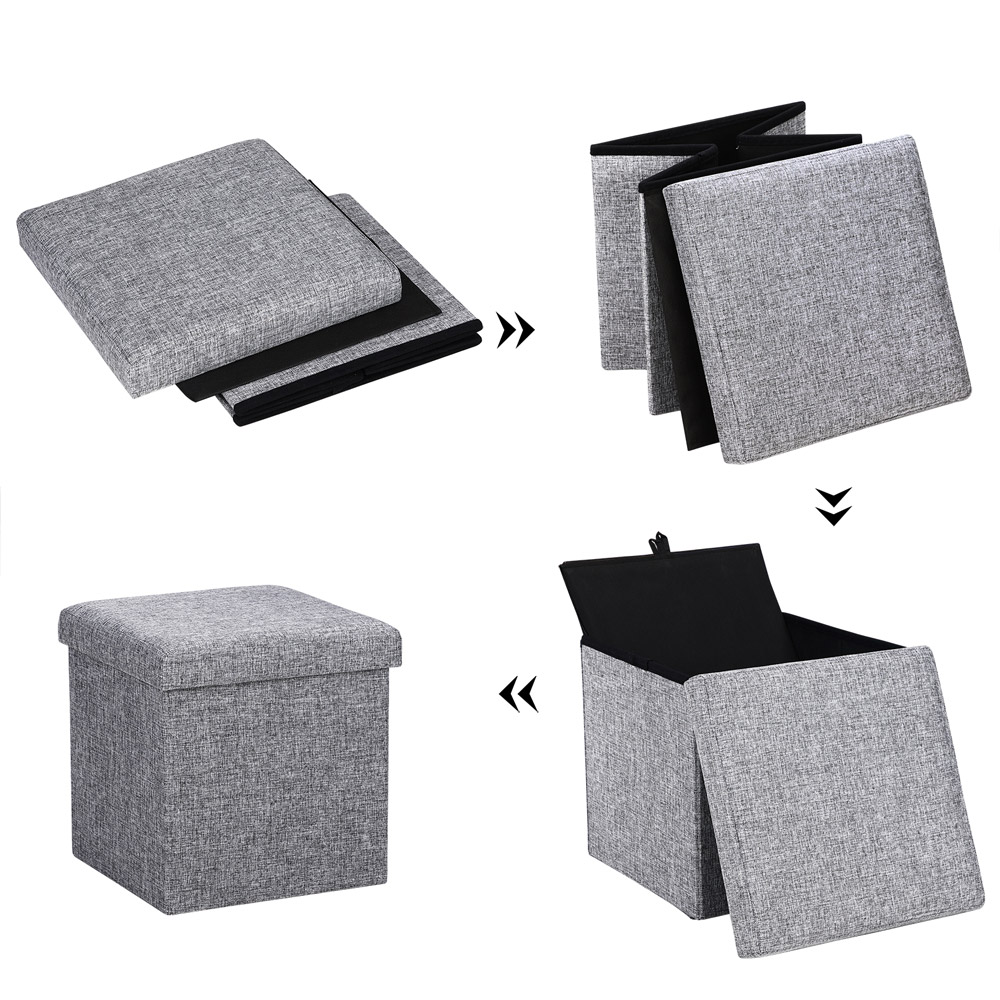 Opvouwbare\u0020poef\u0020met\u0020opslag\u0020licht\u0020grijs