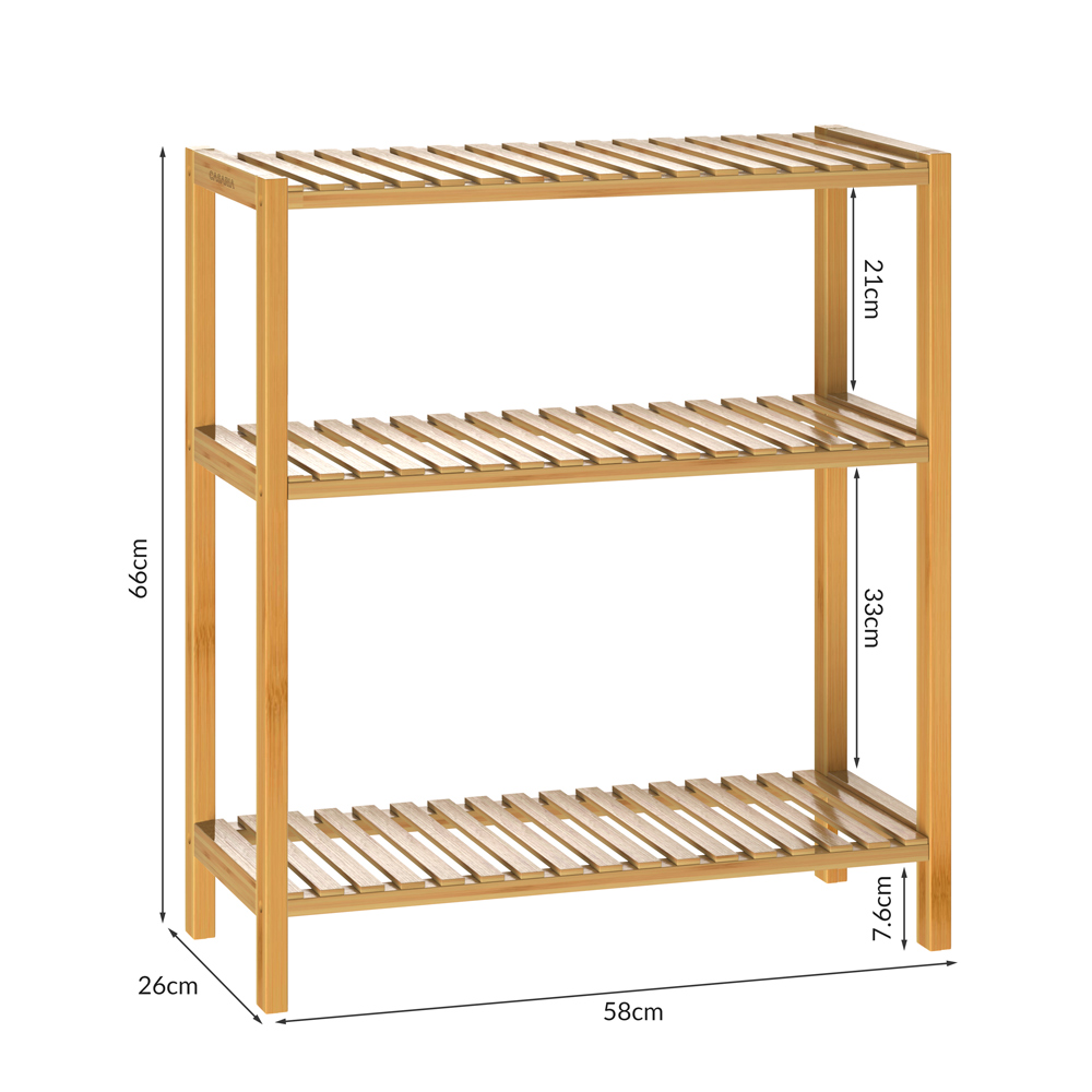 Opbergrek\u0020\u002D\u0020Halkast\u0020\u002D\u0020Keukenrek\u0020\u002D\u0020Schoenenrek\u0020Bamboe\u0020met\u00203\u0020vaste\u0020planken\u0020