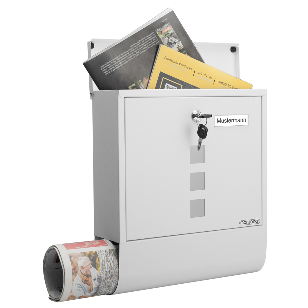 Brievenbus\u0020met\u0020krantenset\u0020wit\u002030,5x8,5x33,5cm Brievenbus\u0020met\u0020krantenset\u0020wit\u002030,5x8,5x33,5cm