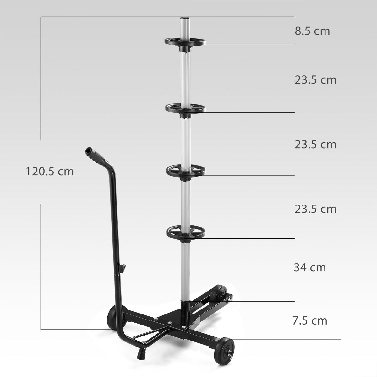 Velgboom\u0020mobiel\u0020zwart\u0020aluminium\u0020tot\u0020225mm\u0020bandbreedte