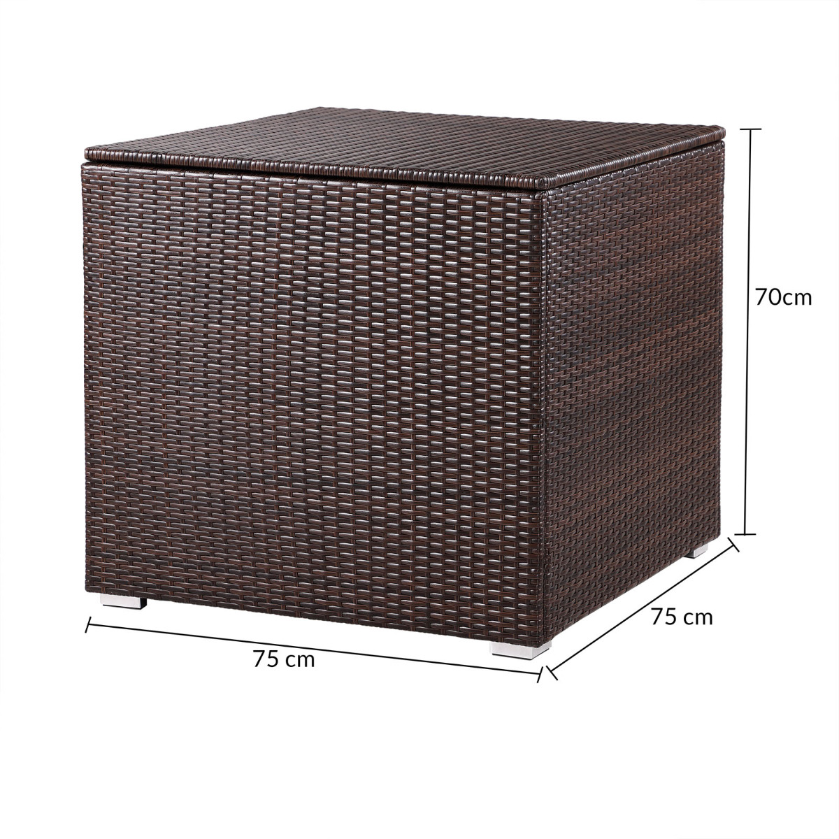 Polyrattan\u0020Kussenbox\u0020Bruin\u0020318L Polyrattan\u0020Kussenbox\u0020Bruin\u0020318L