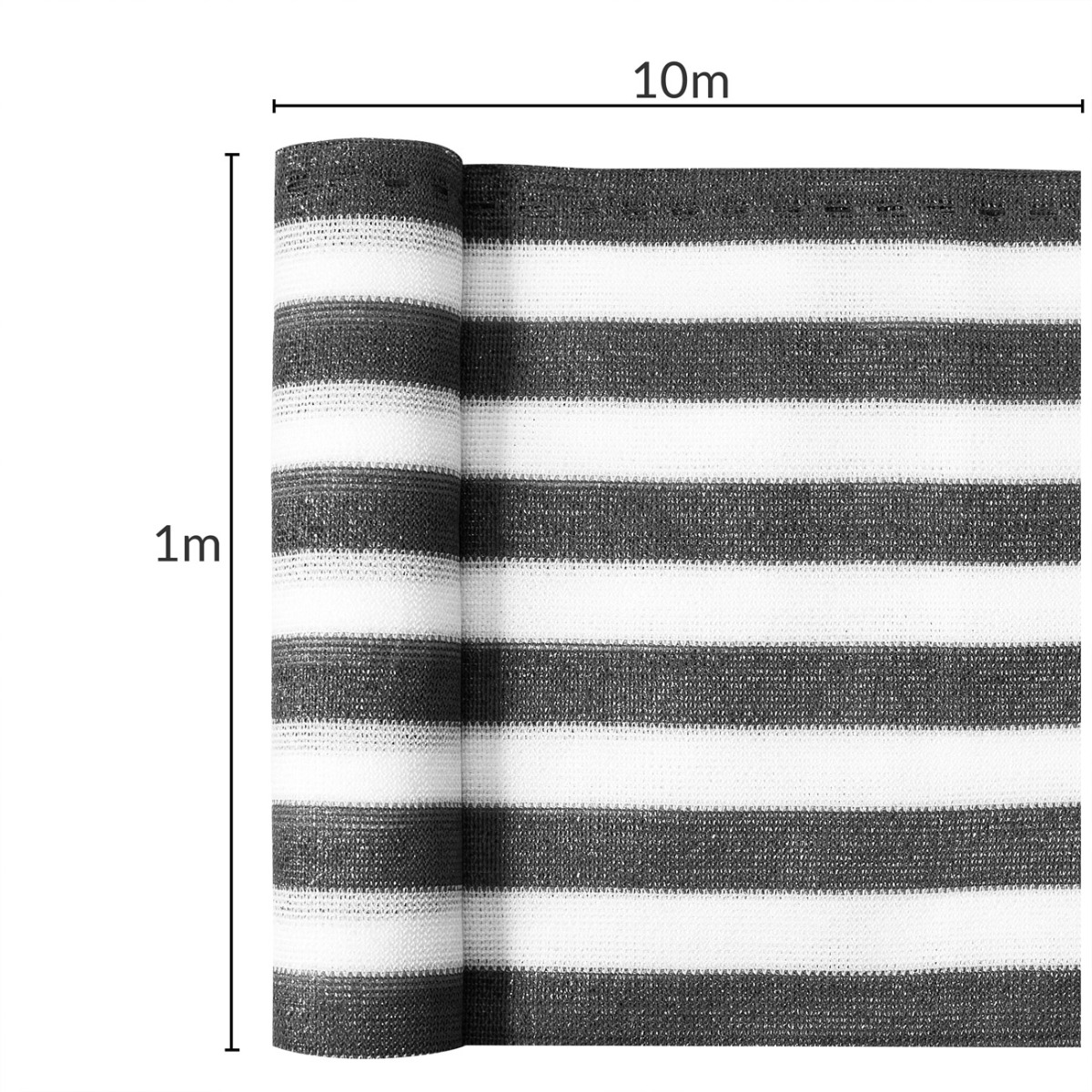 Balkon\u0020Privacy\u0020Scherm\u0020Grijs\u002DWit\u0020\u0020afm.\u00201x10m