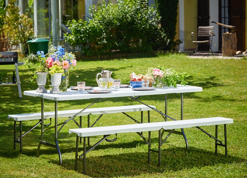 Biertafelset\u00203\u0020delig\u0020inklapbaar\u0020Kunststof\u0020Wit\u0020183cm Biertafelset\u00203\u0020delig\u0020inklapbaar\u0020Kunststof\u0020Wit\u0020183cm