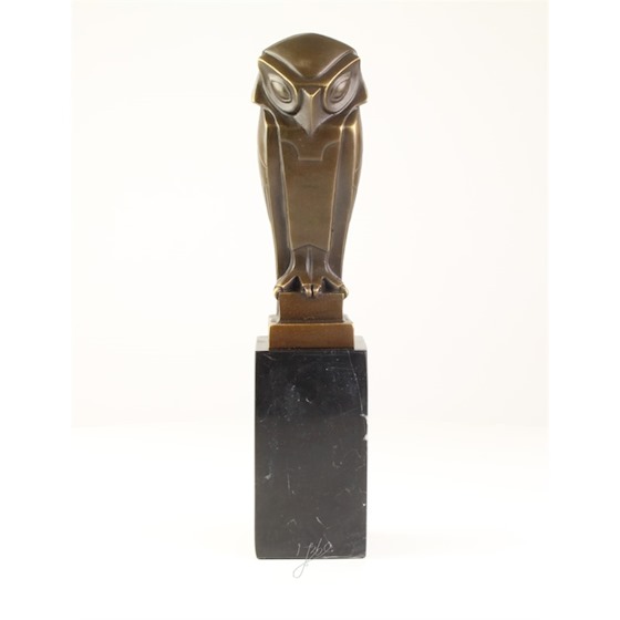 BRONZEN\u0020ART\u0020DECO\u0020BEELD\u0020VAN\u0020EEN\u0020UIL