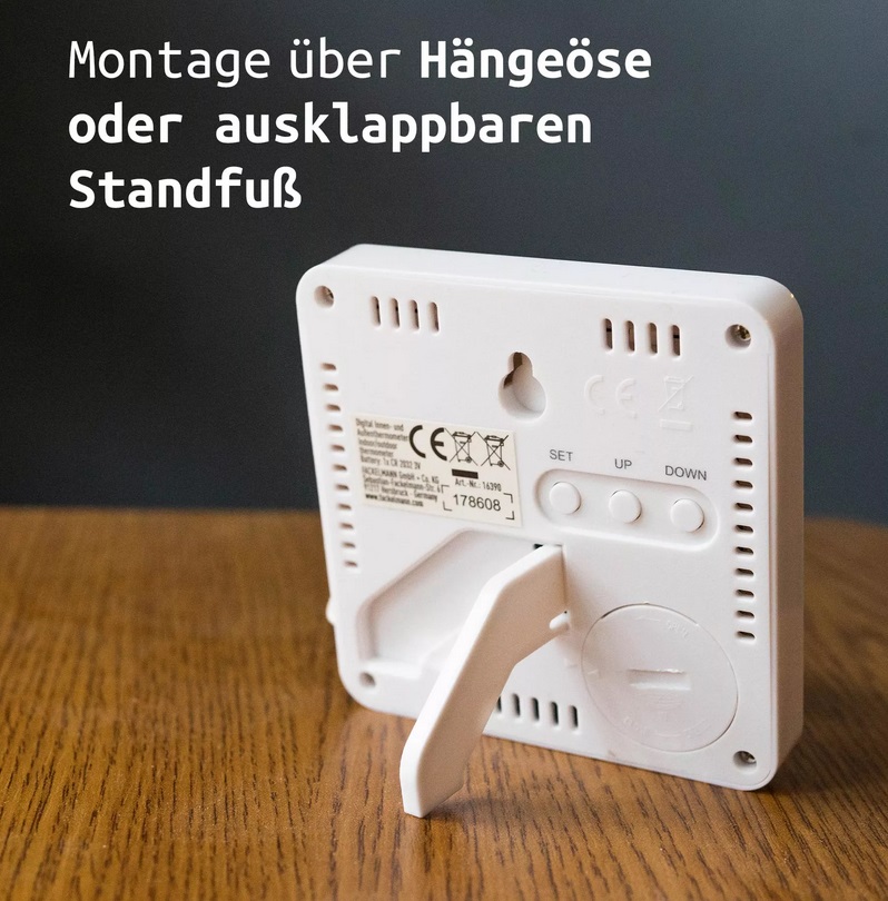 Fackelmann\u0020Tecno\u0020thermo\u002D\u002Fhygrometer,\u0020klok\u0020wit\u0020met\u0020usb
