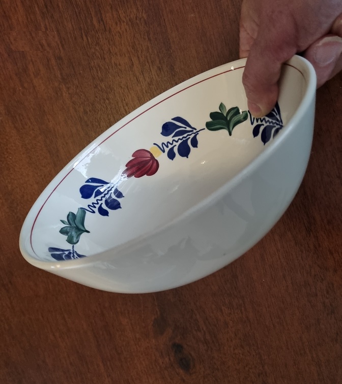 Boerenbont\u0020vintage\u0020Fruitschaal\u0020rond\u002019cm\u0020aardewerk