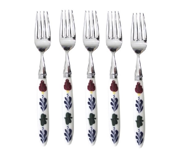 Boerenbont\u0020Gebaksvork\u0020\u002F\u0020Dessertvork\u002016cm\u0020set\u00205\u0020Stuks