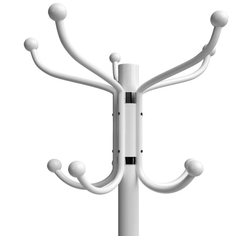 Kapstok\u0020Wit\u0020met\u0020marmeren\u0020voet\u0020173cm\u0020