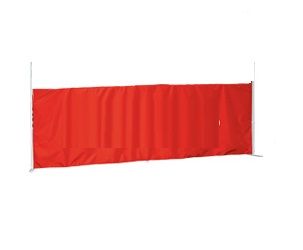 Halfhoog\u0020zijpaneel\u00203\u0020mtr\u0020geschikt\u0020voor\u0020Easy\u0020Up\u0020tenten\u0020in\u0020Rood